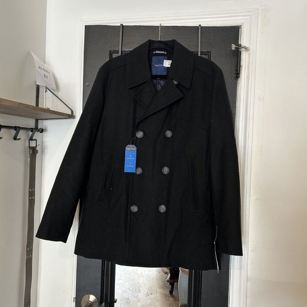 Nautica Button Up Jacket Black
